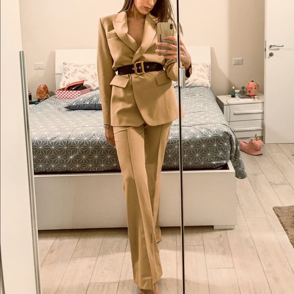 Last🔥Zara flare pants bloggers favorite - Picture 9 of 16